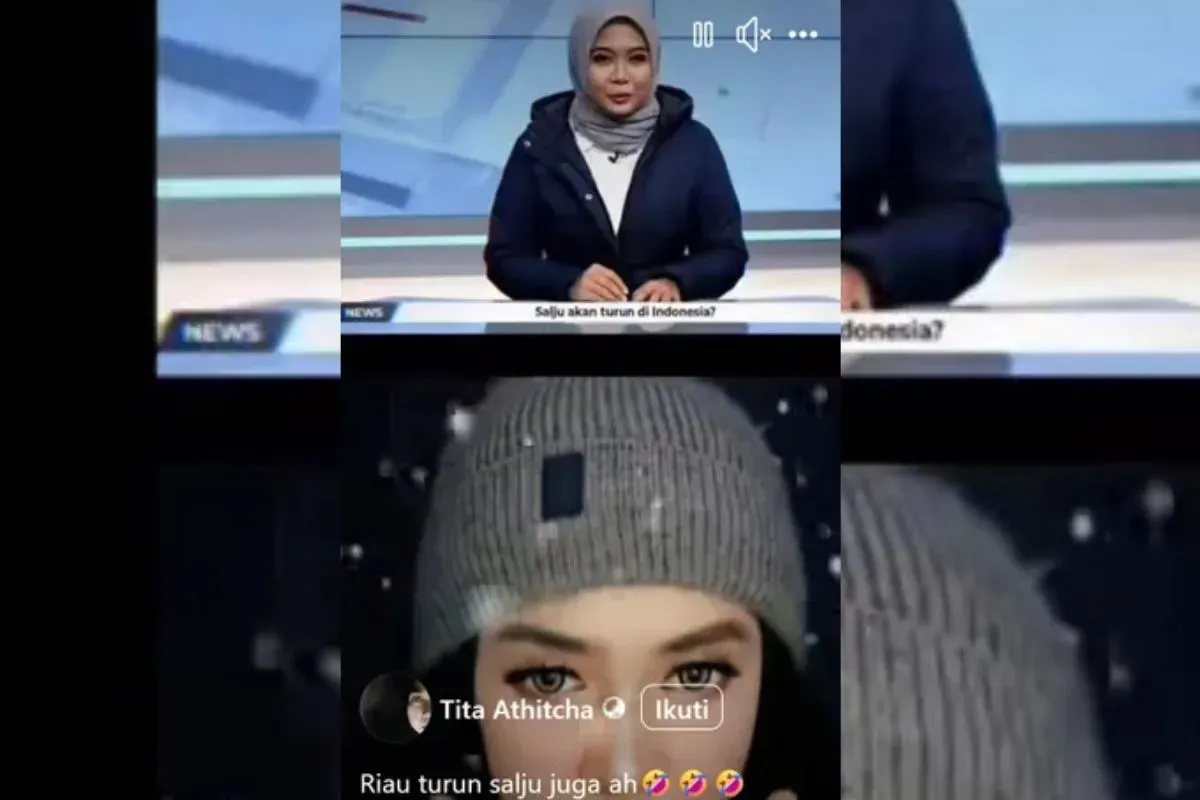Beredar rumor turun salju di Gorontalo. Begini penjelasan BMKG (Sumber: FB)