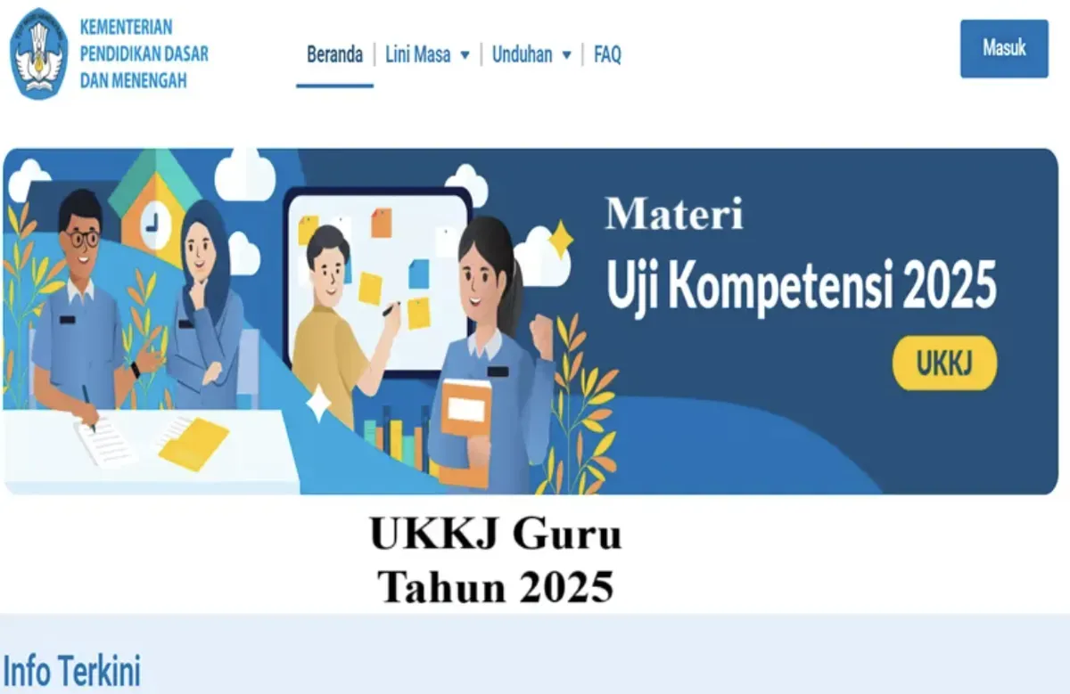 Pengumuman Hasil Seleksi Administrasi UKKJ JF Guru 2025: Cek Jadwal dan Link Resmi Rilis Hari Ini! (Sumber: Screenshot/ujikompetensi.kemdikbud.go.id)