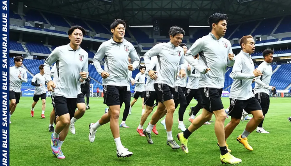 Laga berat Timnas Indonesia vs Jepang di Kualifikasi Piala Dunia. 3 pemain Samurai Biru yang paling mengancam pertahanan Garuda! (Sumber: Instagram/@japanfootballassociation)