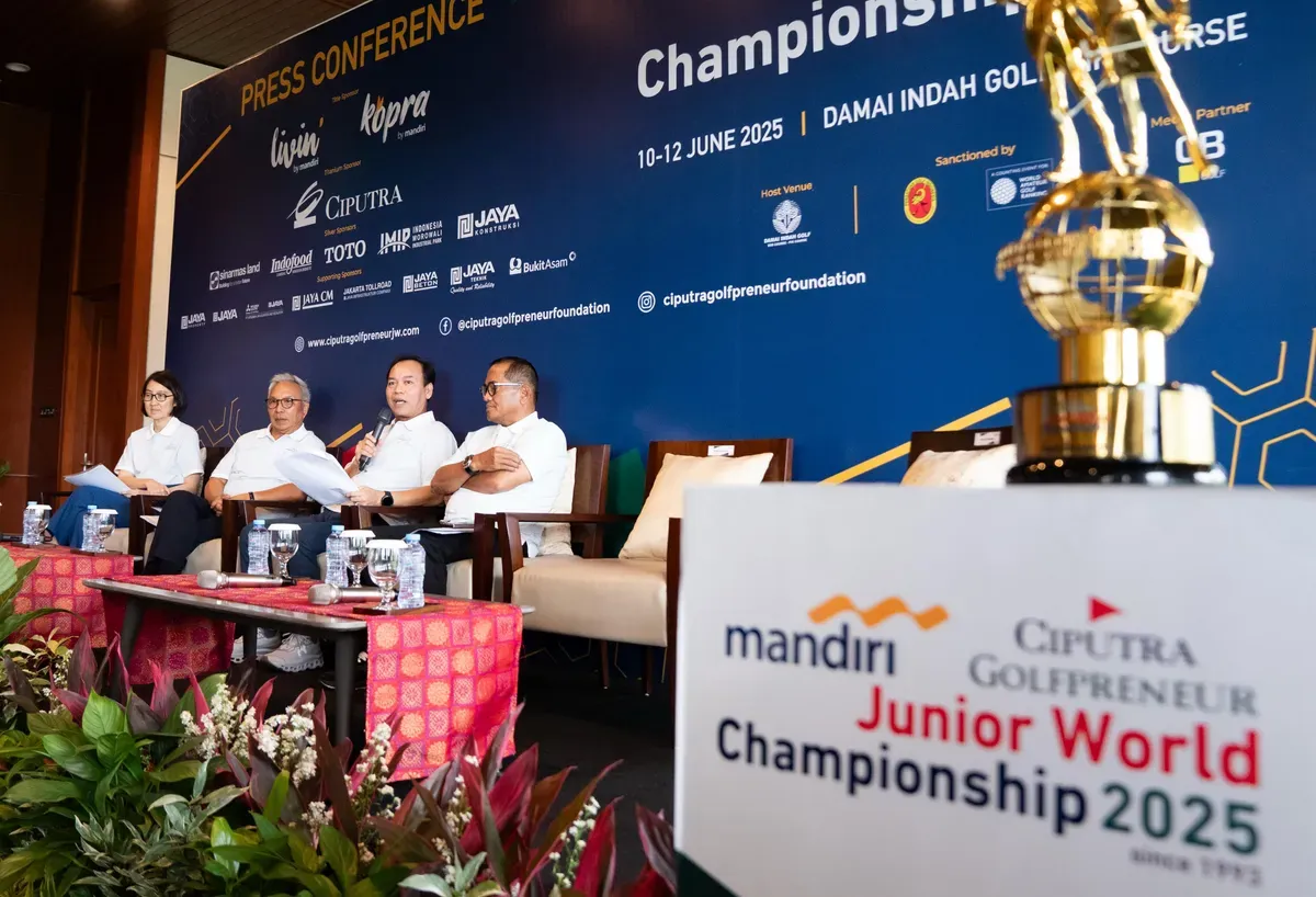 Mandiri Ciputra Golfpreneur Junior World Championship 2025 Resmi Digelar di PIK, Jakarta Utara. (Sumber: Dok. Bank Mandiri)