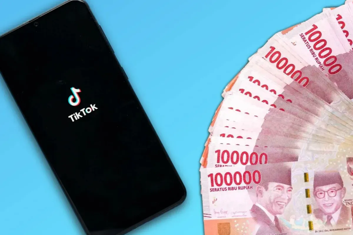 Ilustrasi cara populer monetisasi akun TikTok termasuk bergabung dengan Creator Fund, sampai bisa menghasilkan uang. (Sumber: Bank Saqu)