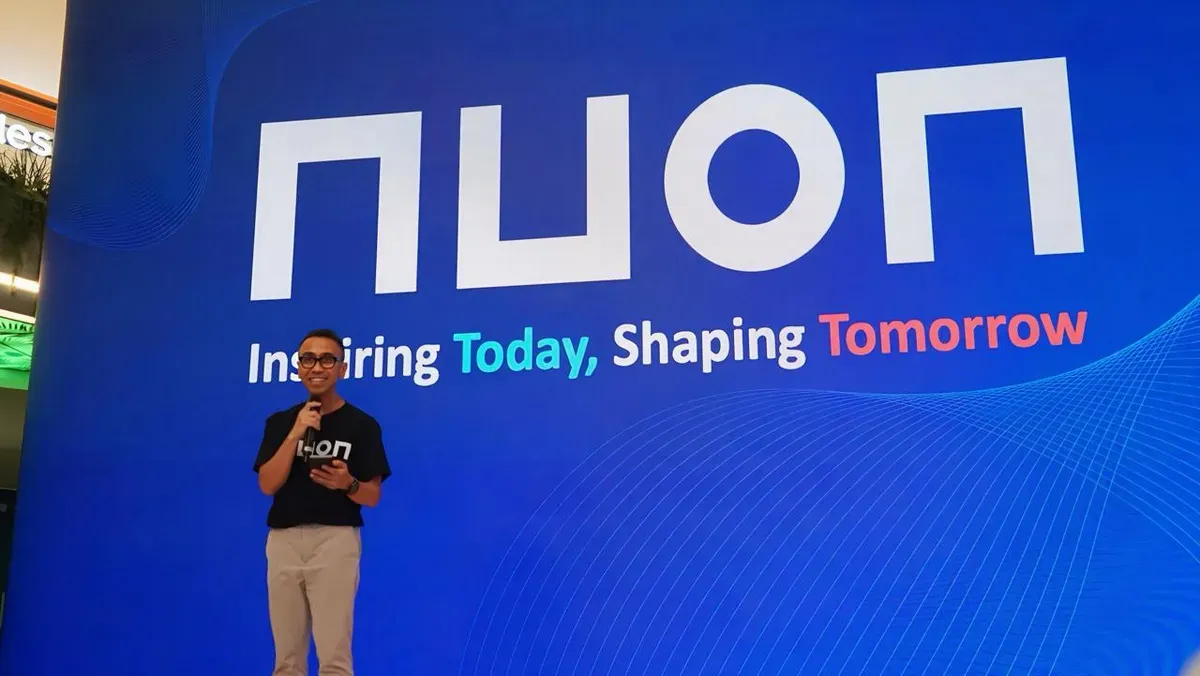CEO Nuon Aris Sudewo saat acara koordinasi inisiasi strategi dan rencana bisnis tahun 2025 “Reshaping Indonesia's Play”. (Sumber: PT Telkom Indonesia (Persero) Tbk)