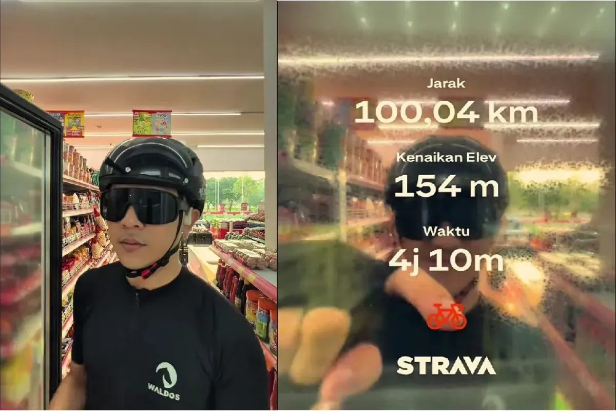 Tren strava kulkas yang sedang viral (Sumber: TikTok/@faizalakew)