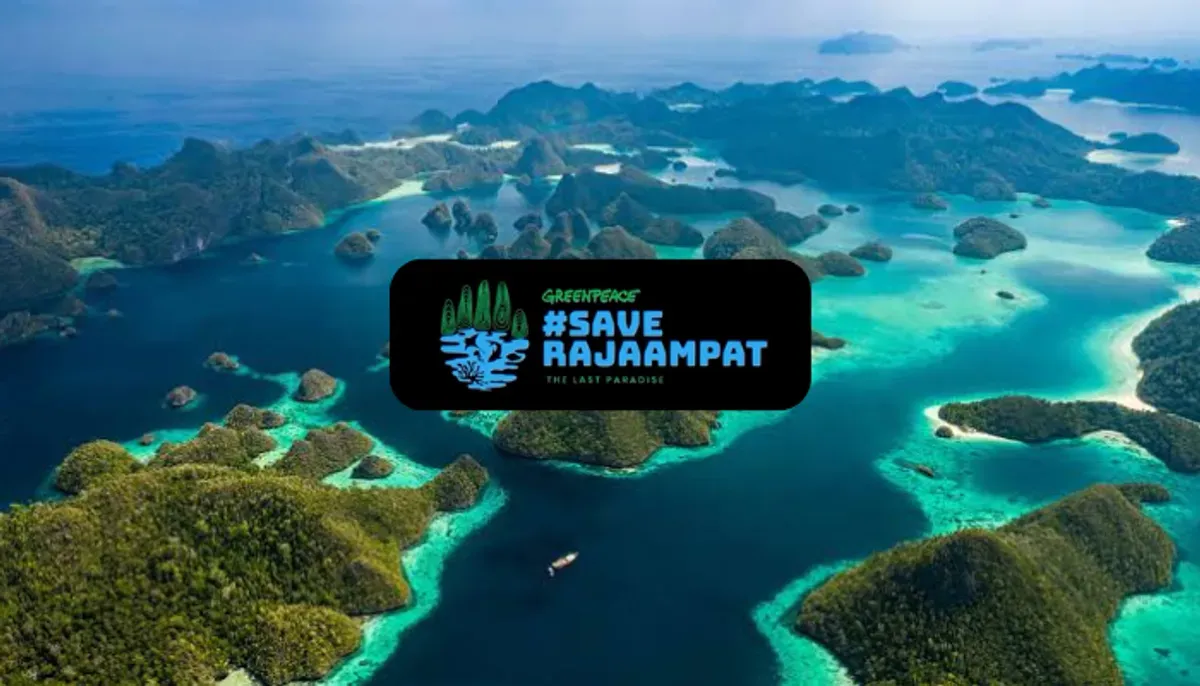 Dampak tambang nikel di Raja Ampat, kerusakan lingkungan, aksi aktivis, hingga pencabutan izin. PT Gag Nikel masih beroperasi. Info selengkapnya di sini. (Sumber: Instagram/@greenpeaceid)