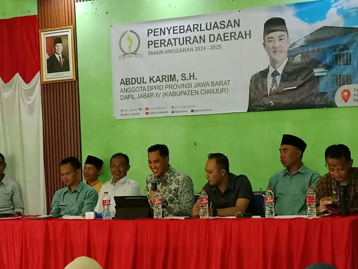 DPRD Jawa Barat Sosialisasi Perda No.14 Tahun 2019 di Cianjur, Jawa Barat. (Sumber: Dok. DPRD Jawa Barat)