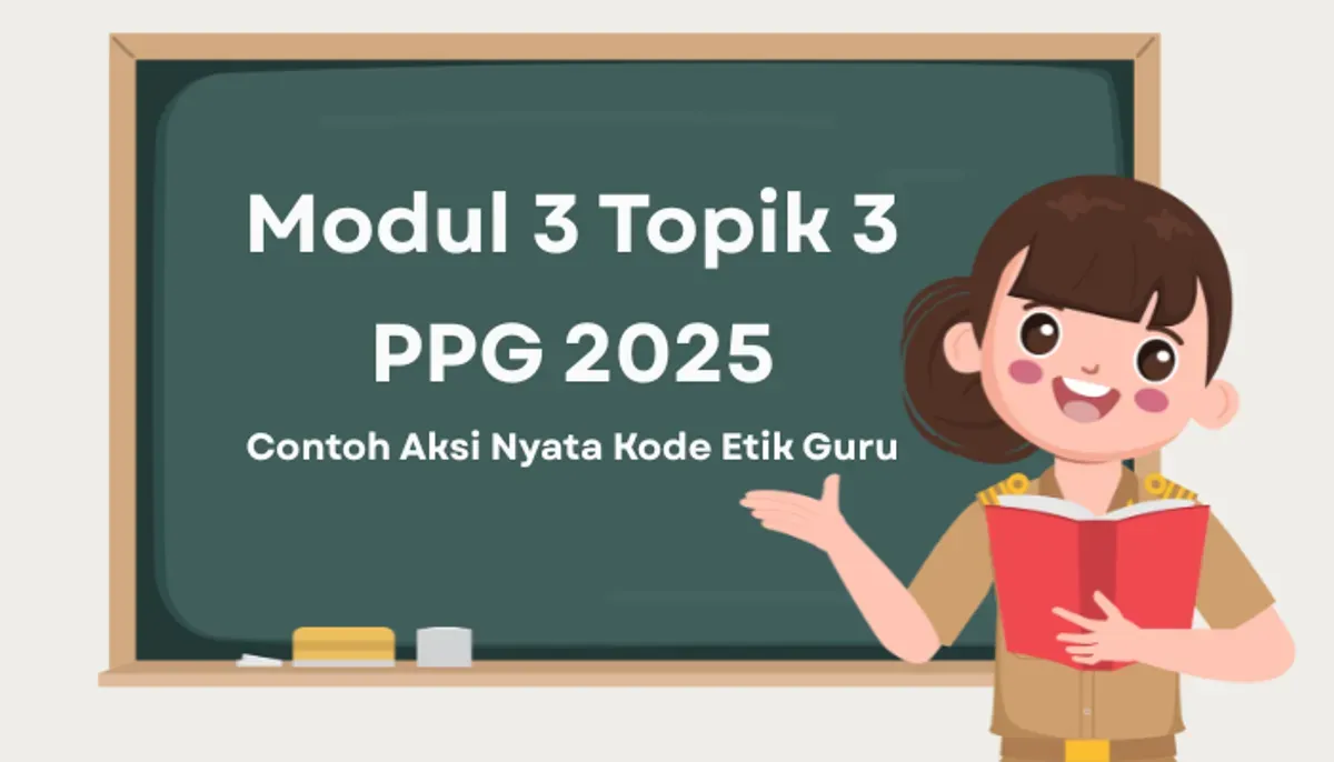 Aksi nyata Modul 3 Topik 3 PPG 2025, Implementasi kode etik guru di sekolah (Sumber: Poskota/Aldi Harlanda Irawan)