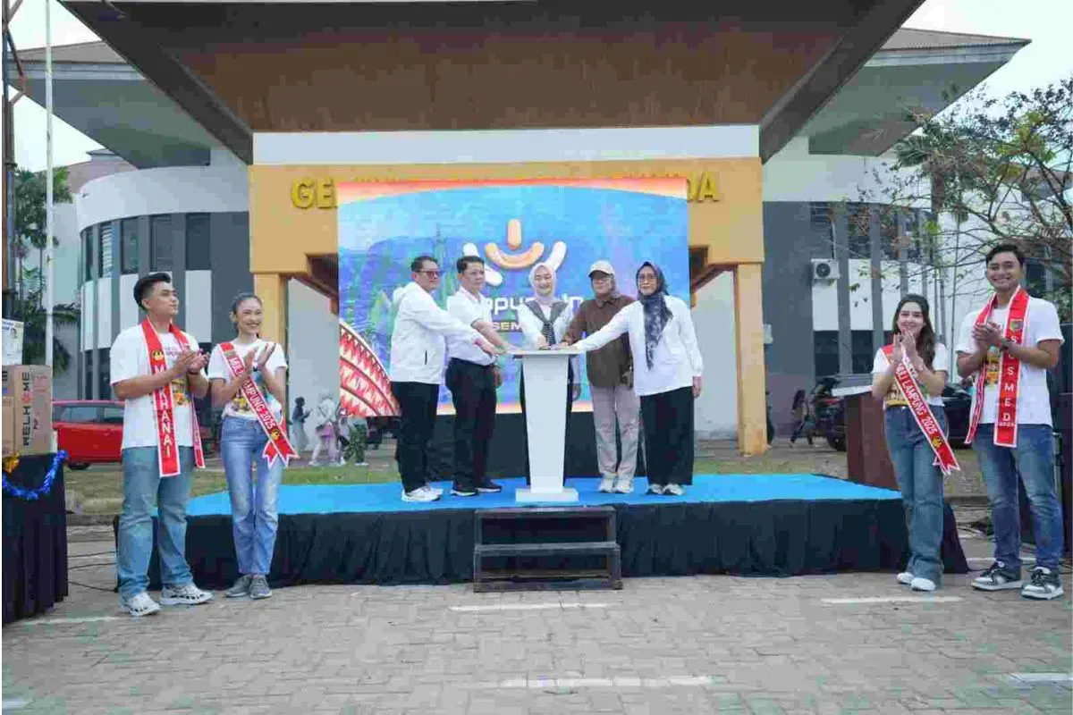 Acara peluncuran Lampung-In di PKOR Way Halim, Bandar Lampung. (Sumber: Dok. Pemprov Jakarta)
