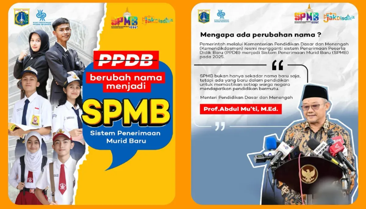 Jadwal SPMB Jakarta 2025, untuk jenjang SD, SMP, SMASMK jalur afirmasi, domisili, dan prestasi. Simak panduan daftar online lengkap! (Sumber: Instagram/@officialpmbdki)