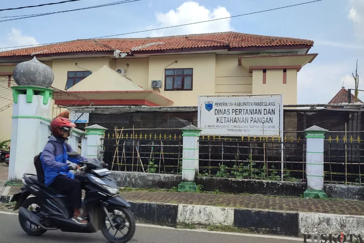 Kantor Dinas Pertanian dan Ketahanan Pangan (DPKP) Kabupaten Pandeglang. (Sumber: Poskota/Samsul Fatoni)