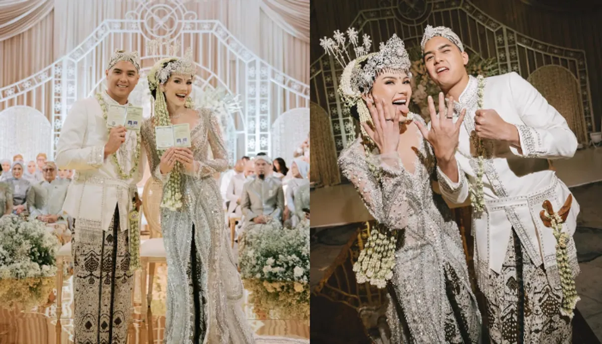 Pernikahan Al Ghazali dan Alyssa Daguise tak hanya romantis, tapi juga mewah! Salah satu buktinya Souvenir eksklusif dari Jo London dengan harga fantastis. Intip kisahnya! (Sumber: Instagram/@alyssadaguise, @alghazali7)