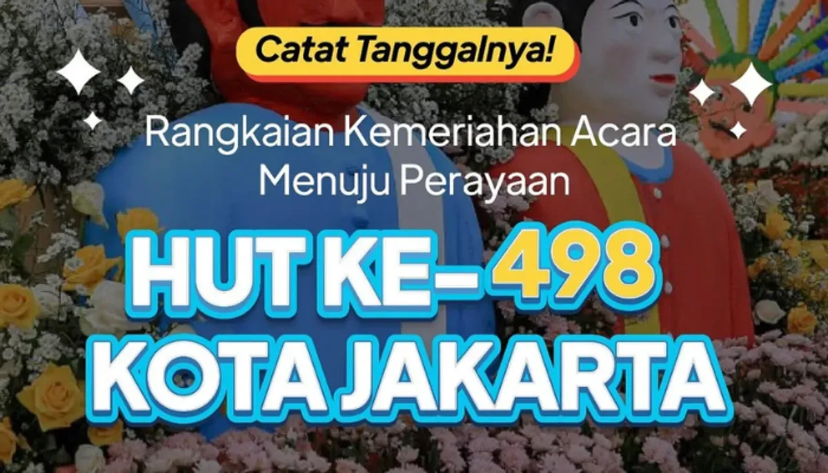Catat! Pemprov DKI berikan tiket masuk Ancol gratis, pemutihan PKB, dan transportasi umum tak berbayar di HUT Jakarta 22 Juni 2025. (Sumber: Instagram/@dkijakarta)