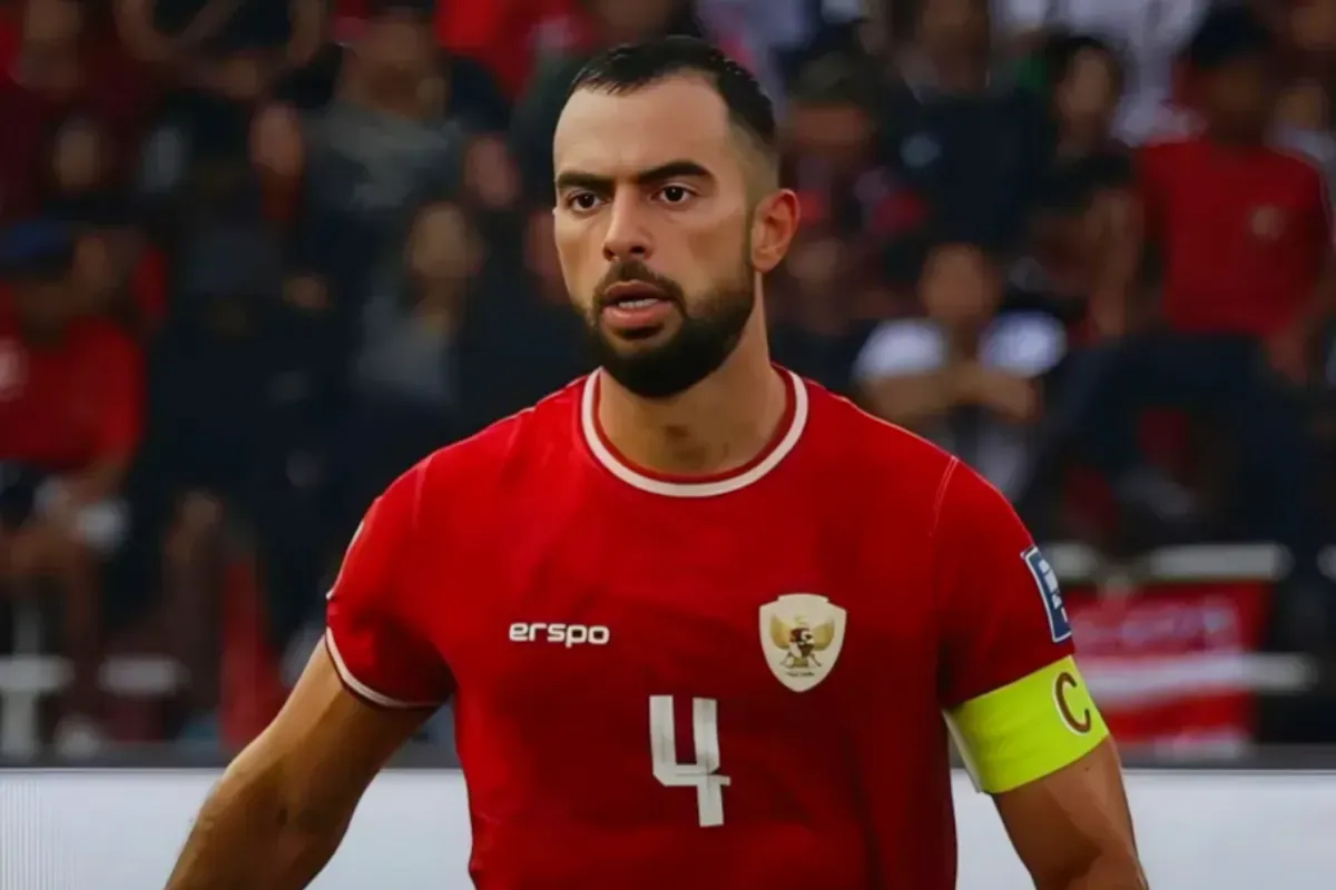 Potret pemain Timnas Indonesia, Jordi Amat yang menjadi incaran Persija Jakarta. (Sumber: Instagram/Liga_Dagelan)