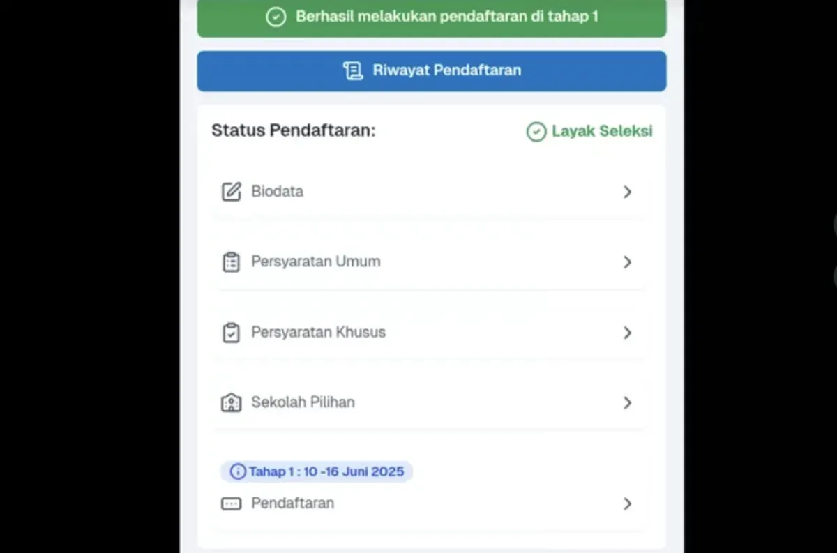 Tertera 'Layak Seleksi' di SPMB Jabar 2025? Ini Penjelasan Resmi dan Tahapan Selanjutnya! (Sumber: Instagram/@duniahariini17)