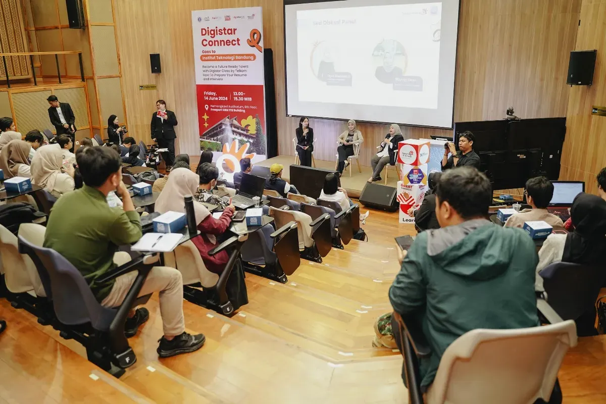 Program Digistar Connect yang dilaksanakan sepanjang tahun 2024-2025 yang digelar di berbagai kampus ternama. (Sumber: Corporate Communication PT Telkom Indonesia (Persero) Tbk)
