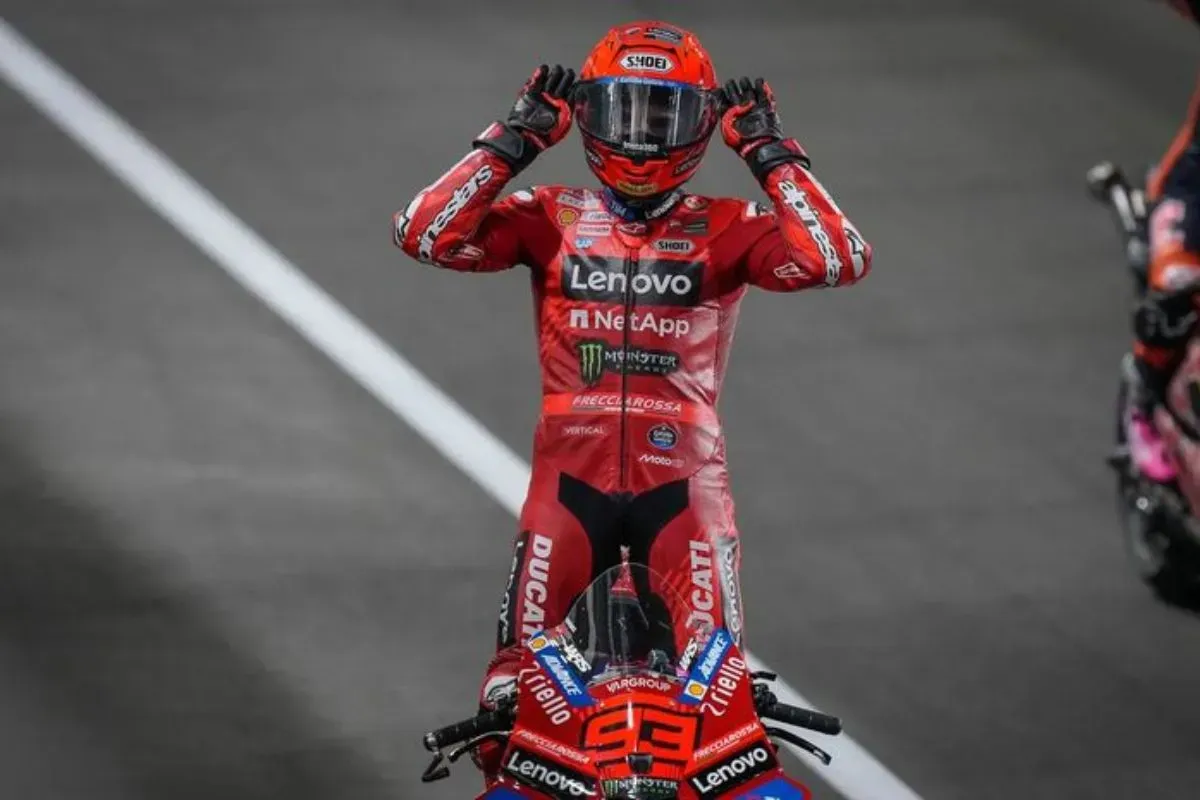 Pembalap MotoGP 2025 Tim Ducati Lenovo, Marc Marquez. (Sumber: motogp.com)