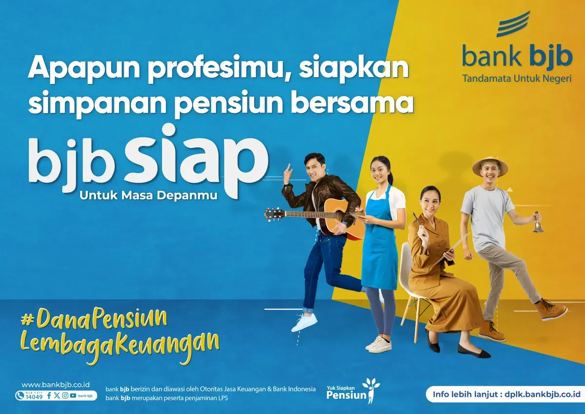 bjb siap program simpanan pensiun untuk investasi hari tua. (Sumber: Dok. bank bjb)