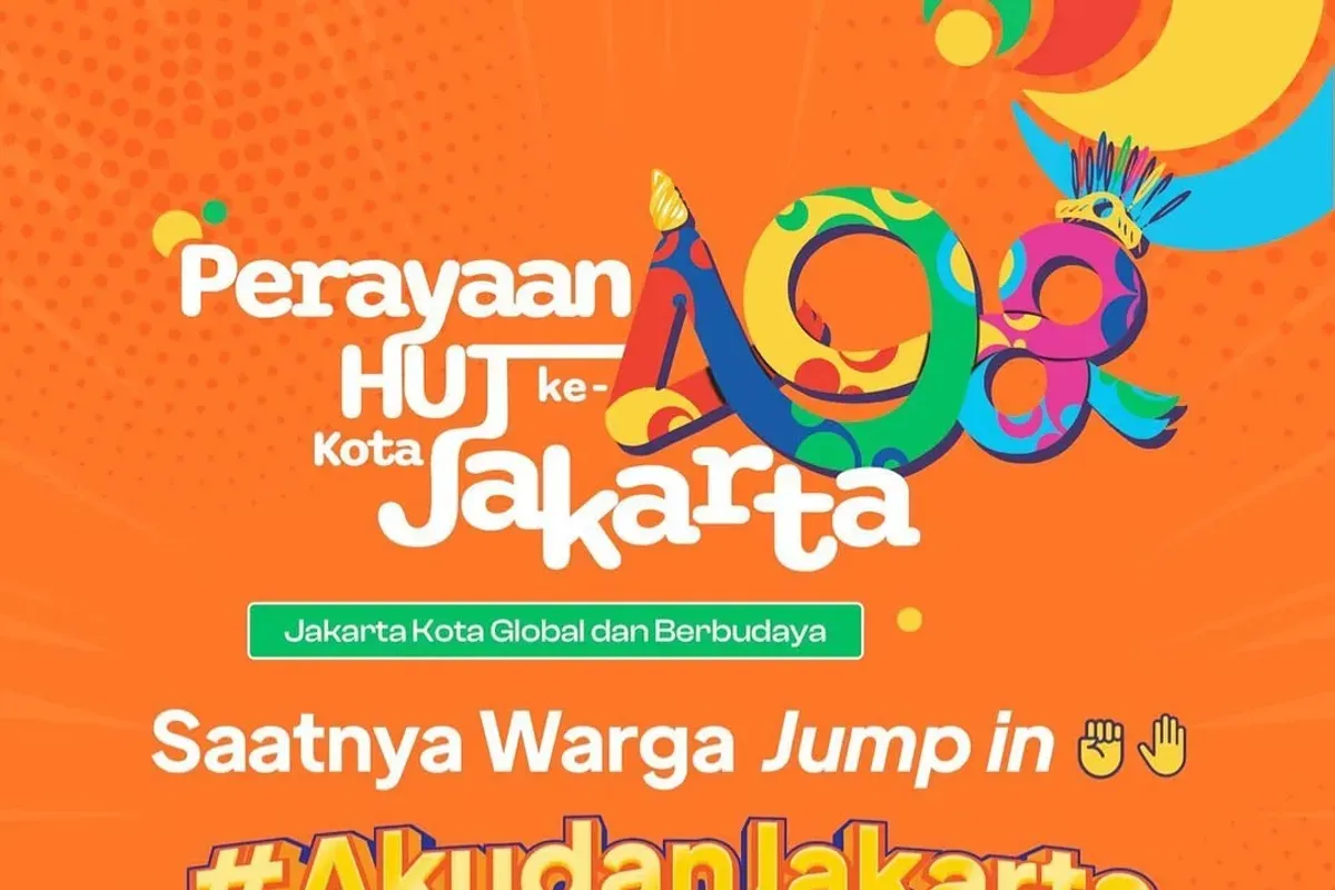 Rangkaian dan Jadwal Acara HUT ke-498 Jakarta Hari Ini Minggu 22 Juni 2025 (Sumber: Instagram/dkijakarta)