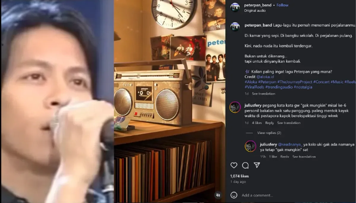 Peterpan comeback atau tidak, Simak perkembangan terbaru, respons personel, dan kemungkinan konser reuni. Baca selengkapnya di sini! (Sumber: Instagram/@peterpan_band)
