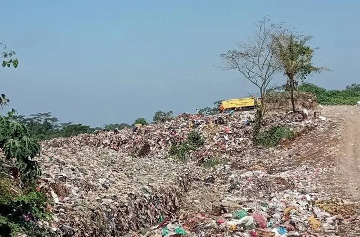 Tumpukan sampah di TPA Bangkonol, Pandeglang. (Sumber: Istimewa)