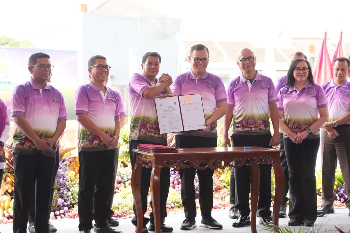 Bupati Tangerang Moch Maesyal Rasyid hadiri Program Nasional Jaksa Masuk Garda Desa oleh Jamintel Kejagung. (Sumber: Dok. Pemkab Tangerang)