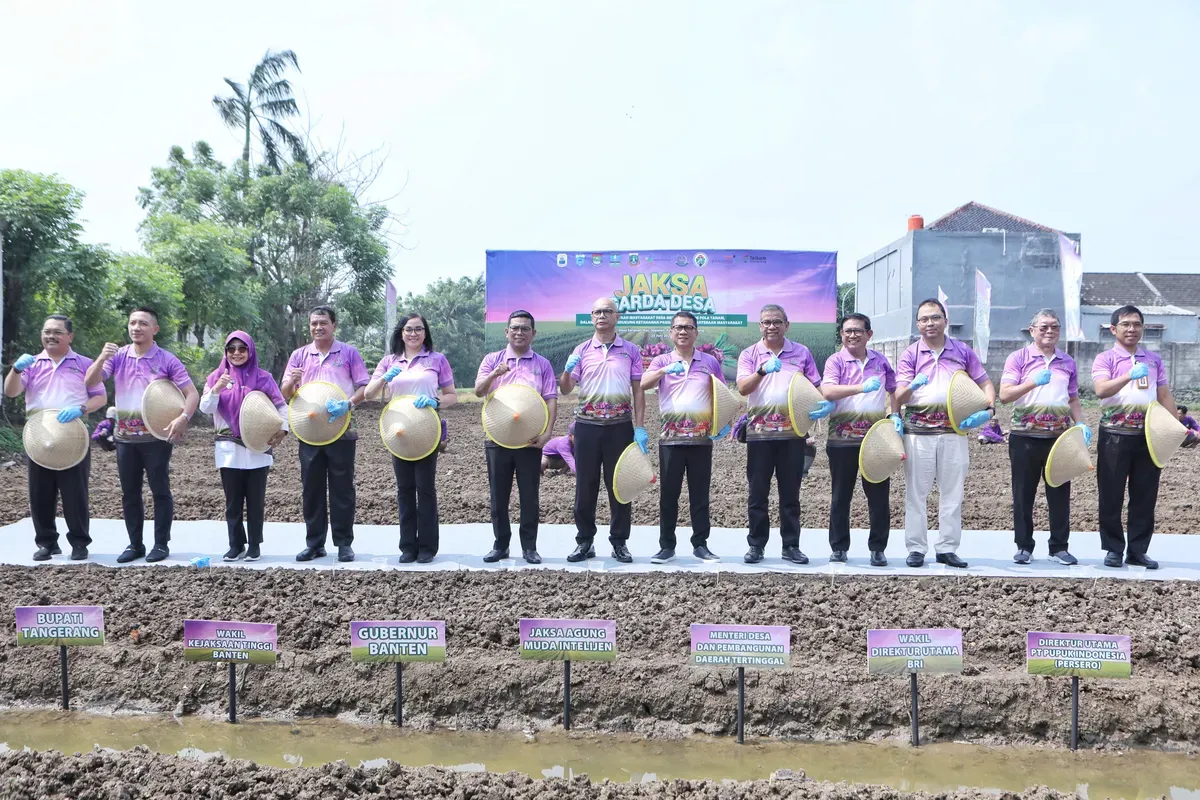 Kejaksaan Agung Inisiasi Wujudkan Kemandirian Pangan dari Program Jaga Desa Lewat MoU Pemkab Tangerang (Sumber: Dok. Pemkab Tangerang)