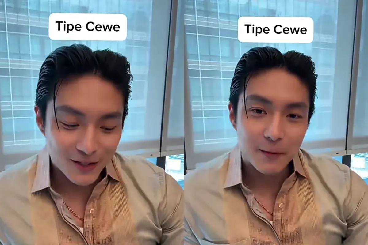 Tipe wanita yang disukai Giorgio Antonio. (Sumber: TikTok/@wethesibs.official)