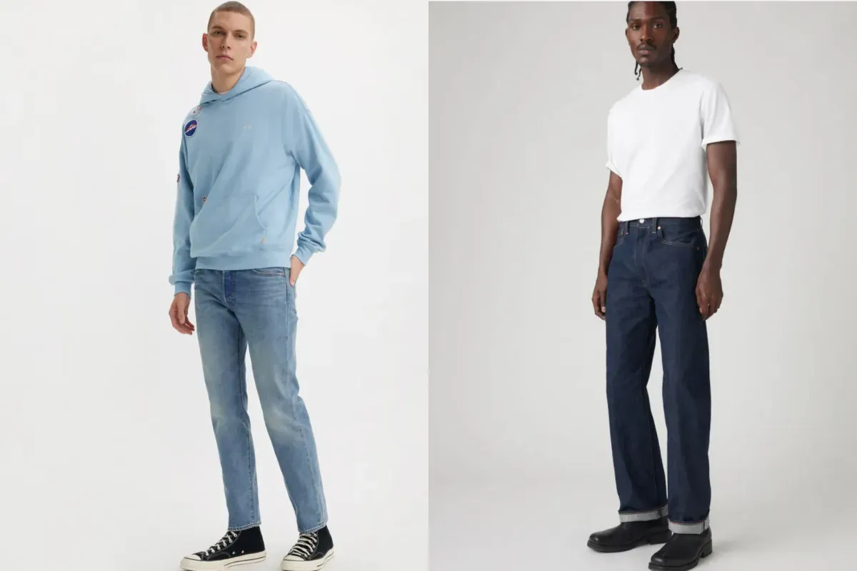 Ilustrasi rekomendasi celana jeans Levis pria. (Sumber: Levis Indonesia)
