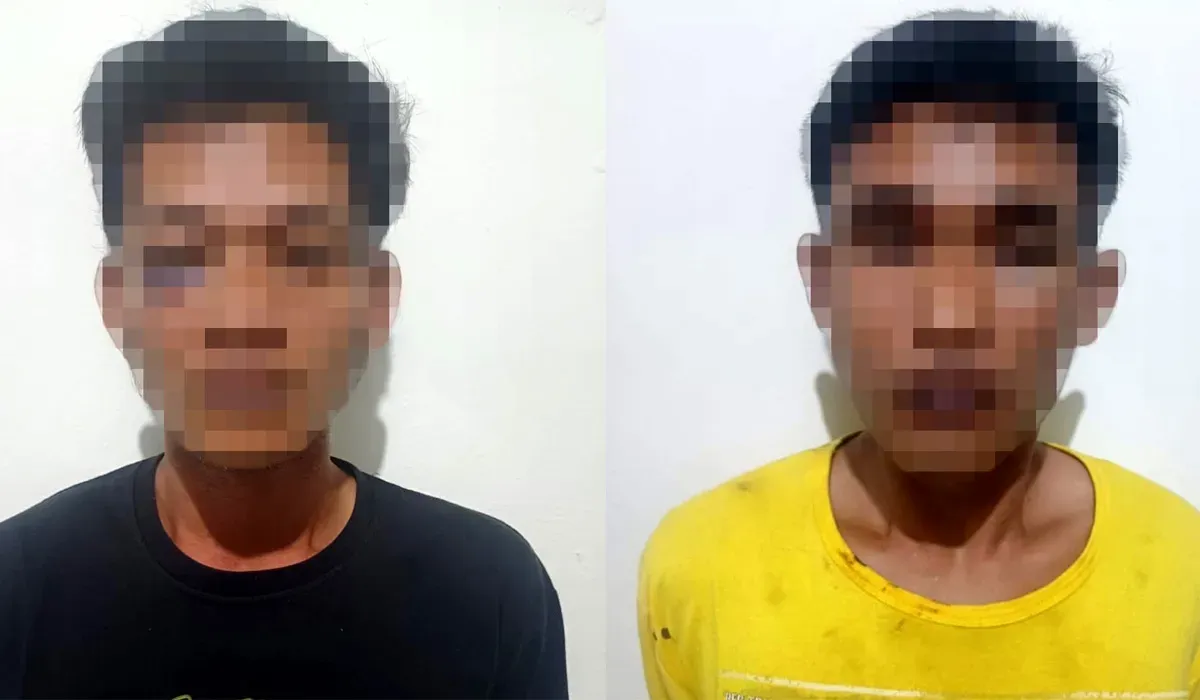 Dua pelaku berinisial AE 38 tahun dan J 27 tahun merupakan residivis berhasil diamankan Polres Metro Tangerang Kota usai melakukan curanmor pada Sabtu, 28 Juni 2025. (Sumber: Humas Polres Metro Tangerang Kota)