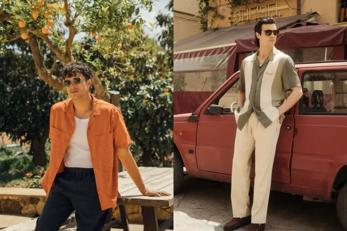Ilustrasi rekomendasi outfit vintage pria. (Sumber: Champiro.id)