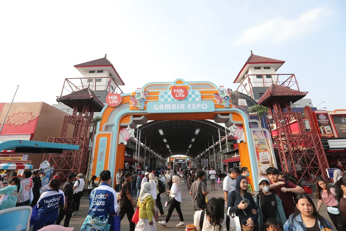 Suasana Gambir Expo di Jakarta Fair Kemayoran 2025, Jakarta Pusat. (Sumber: Dok. JFK)