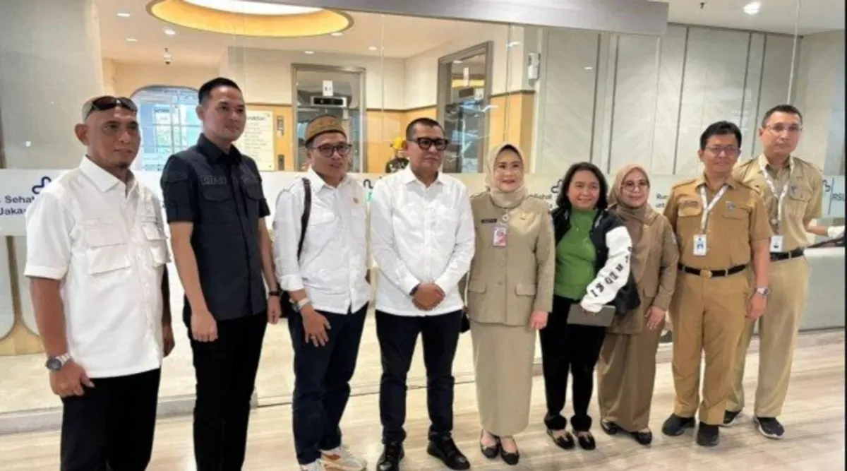Komisi C DPRD Swasta melakukan kunjungan kerja ke RSUD Tarakan, Jakarta Pusat (Sumber: Dok. Sekretariat DPRD Jakarta)