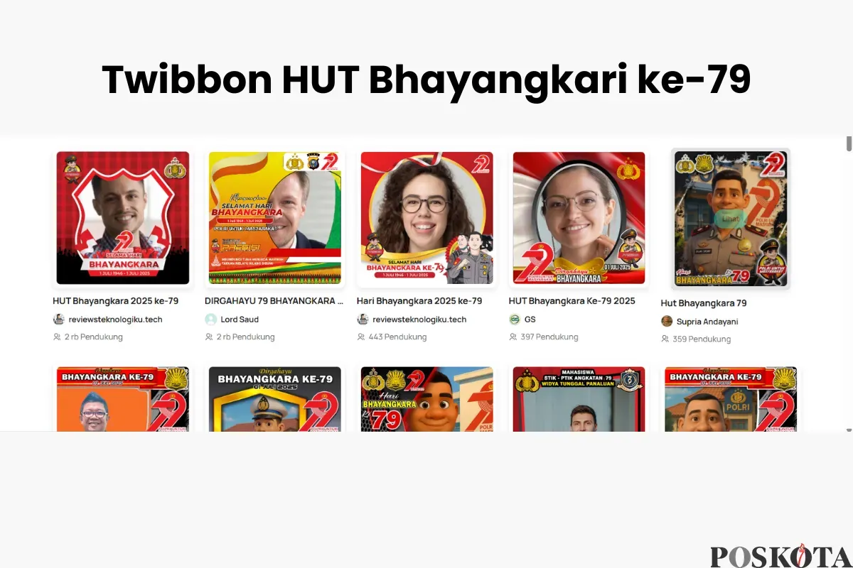 Link Twibbon HUT Bhayangkara ke-79 Lengkap dengan Cara Pakainya (Sumber: Twibbonsize/Edited Muhammad Ibrahim)