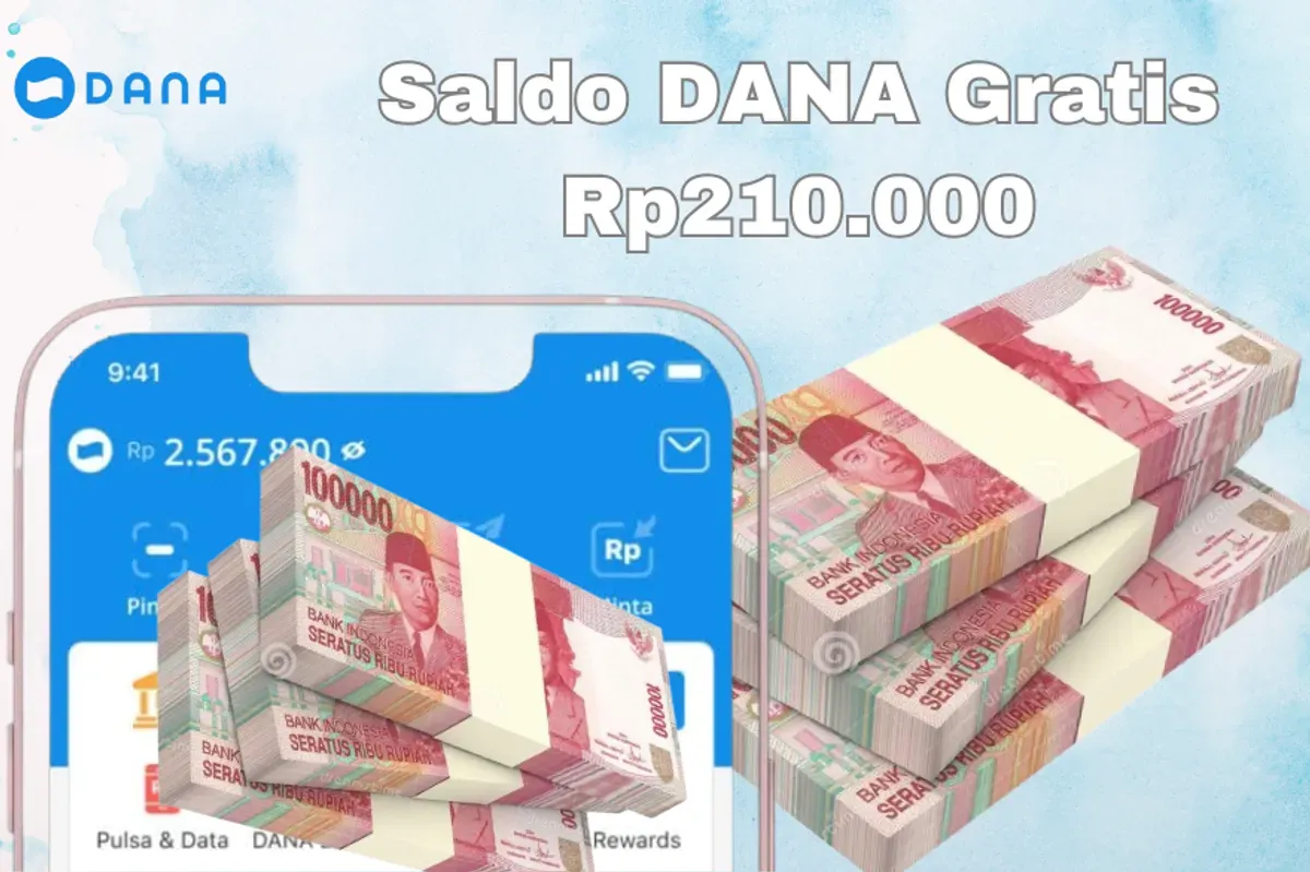 Cara mendapatkan saldo DANA Gratis dari aplikasi penghasil uang tanpa mengundang teman cair Rp210.000 masuk dompet elektronik (Sumber: Poskota/Syania Nurul Lita Baikuni)