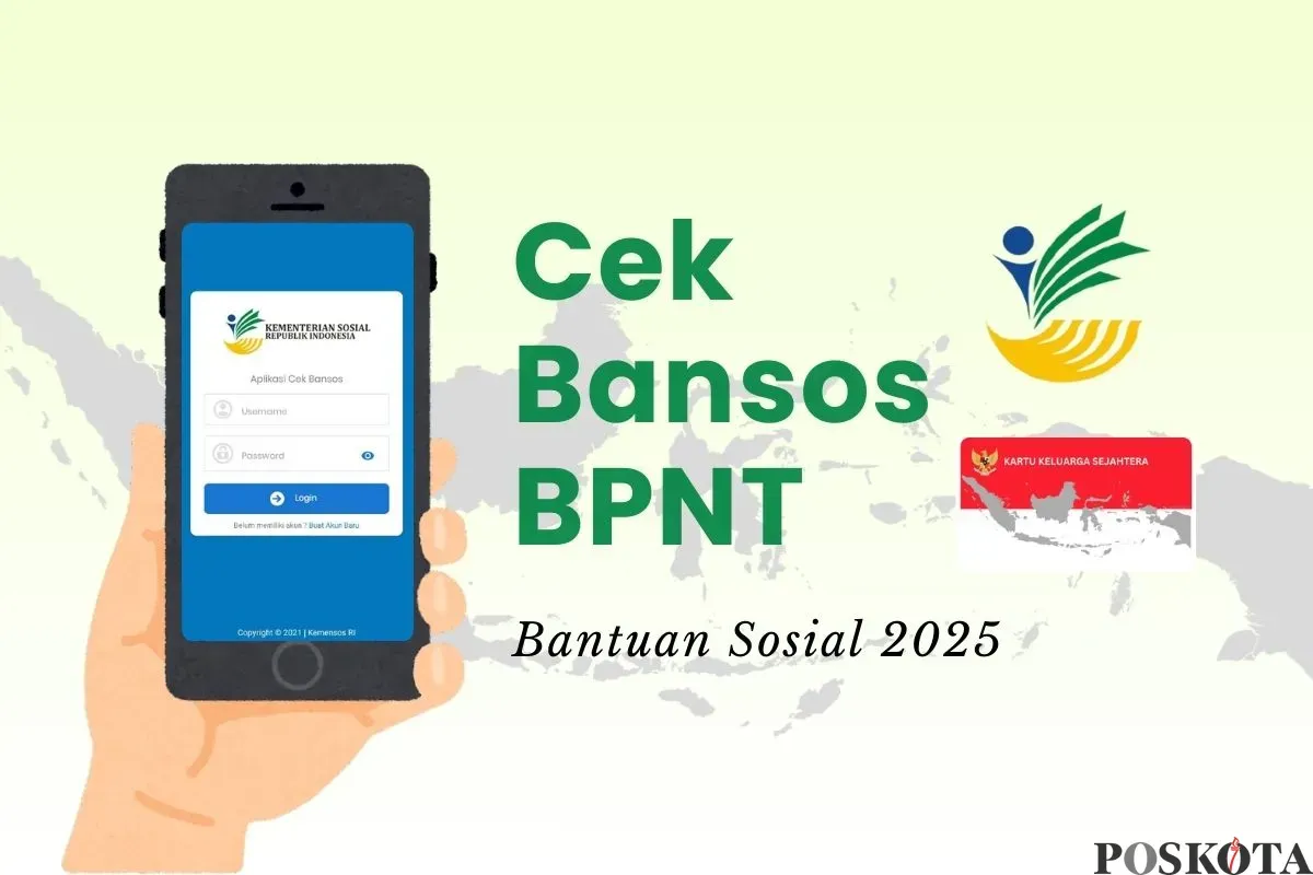 Cara cek NIK KTP penerima bansos BPNT 2025. (Sumber: Poskota/Della Amelia)