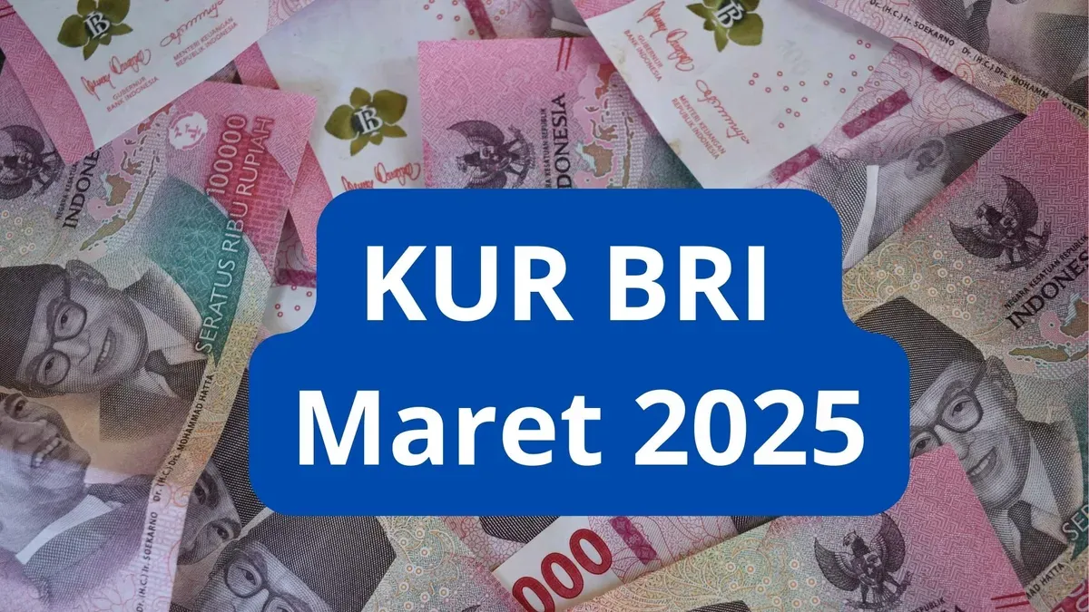 Tabel KUR BRI Maret 2025 plafon angsuran pinjaman Rp25 uta. (Canva)