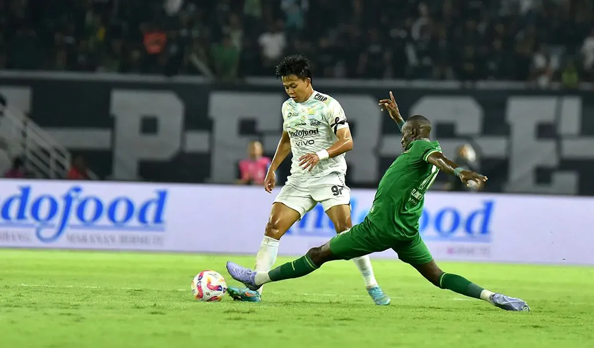 Hasil pertandingan Persebaya vs Persib di pekan 23 Liga 1 2024-25. (Sumber: persib.co.id)