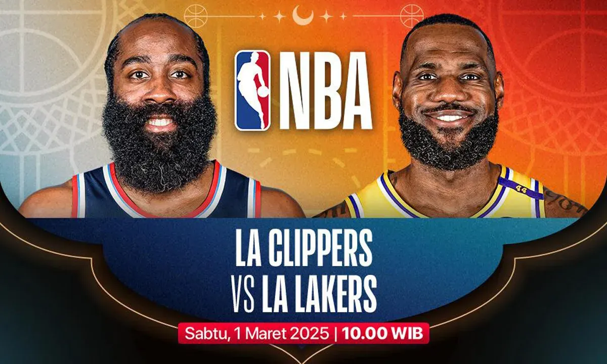 Link live streaming Lakers vs Clippers. (Sumber: Vidio)