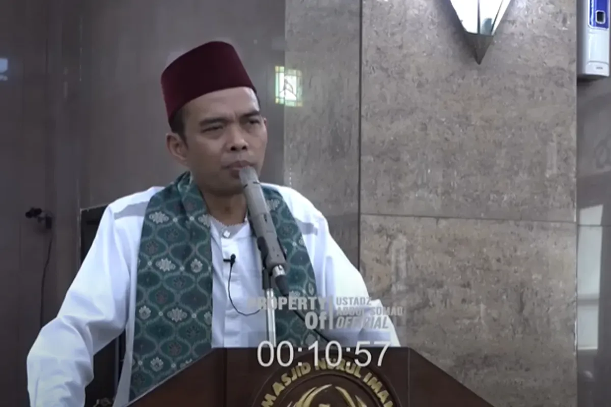 Ustadz Abdul Somad menjelaskan pentingnya husnudzon kepada Allah SWT. (Sumber: Tangkap Layar YouTube/Ustadz Abdul Somad Official)