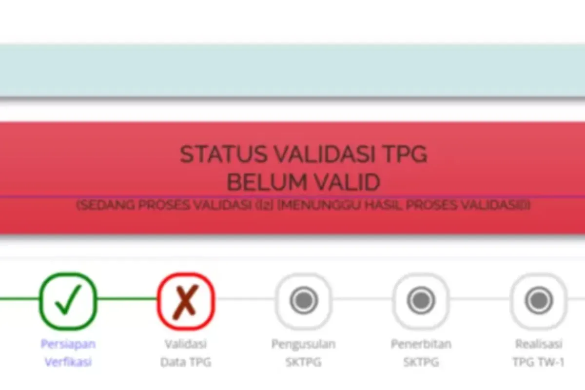 Ilustrasi data belum valid di Info GTK. (Sumber: Info GTK Kemendikdasmen)