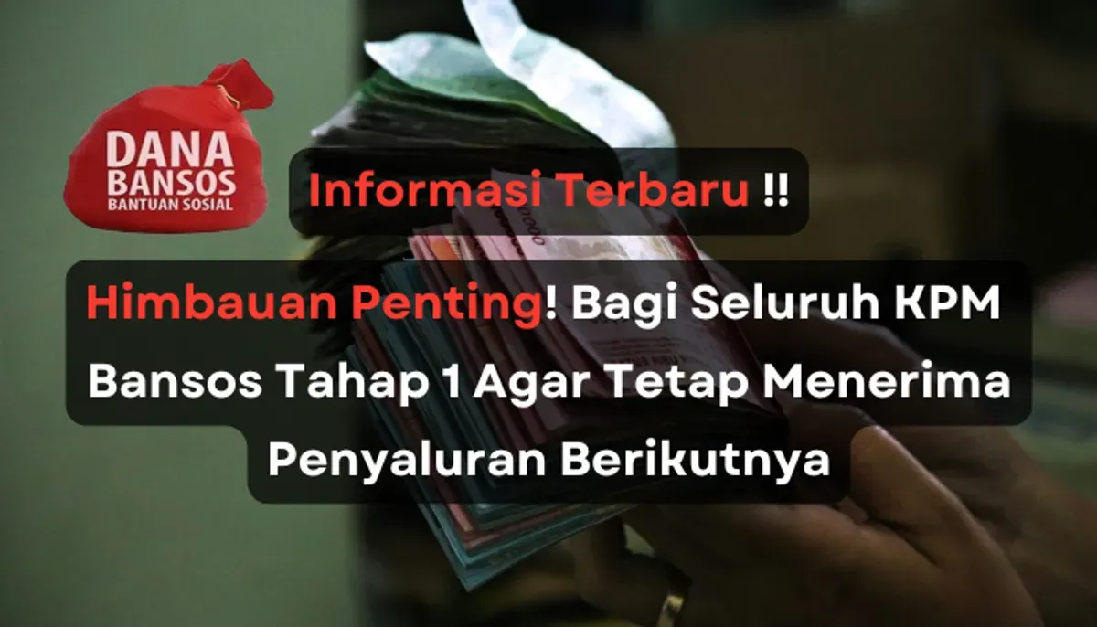 Informasi penting bagi KPM bansos tahap 1 agar tetap menerima pencairan berikutnya. (Sumber: Poskota/Aldi Harlanda Irawan)