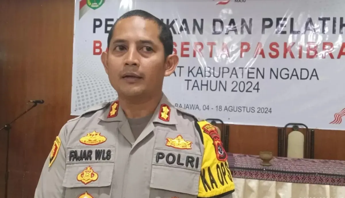 AKBP Fajar Widyadharma Lukman Sumatmaja dicopot gara-gara kasus narkoba dan asusila. (Sumber: Dok Polres Ngada)