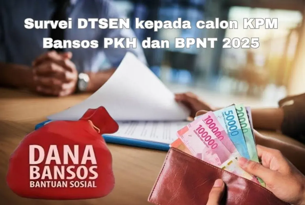 Ilustrasi survey KPM untuk verval DTSEN agar pencairan dana bansos PKH dan BPNT lebih mudah. (Sumber: Poskota/Syania Nurul Lita Baikuni)