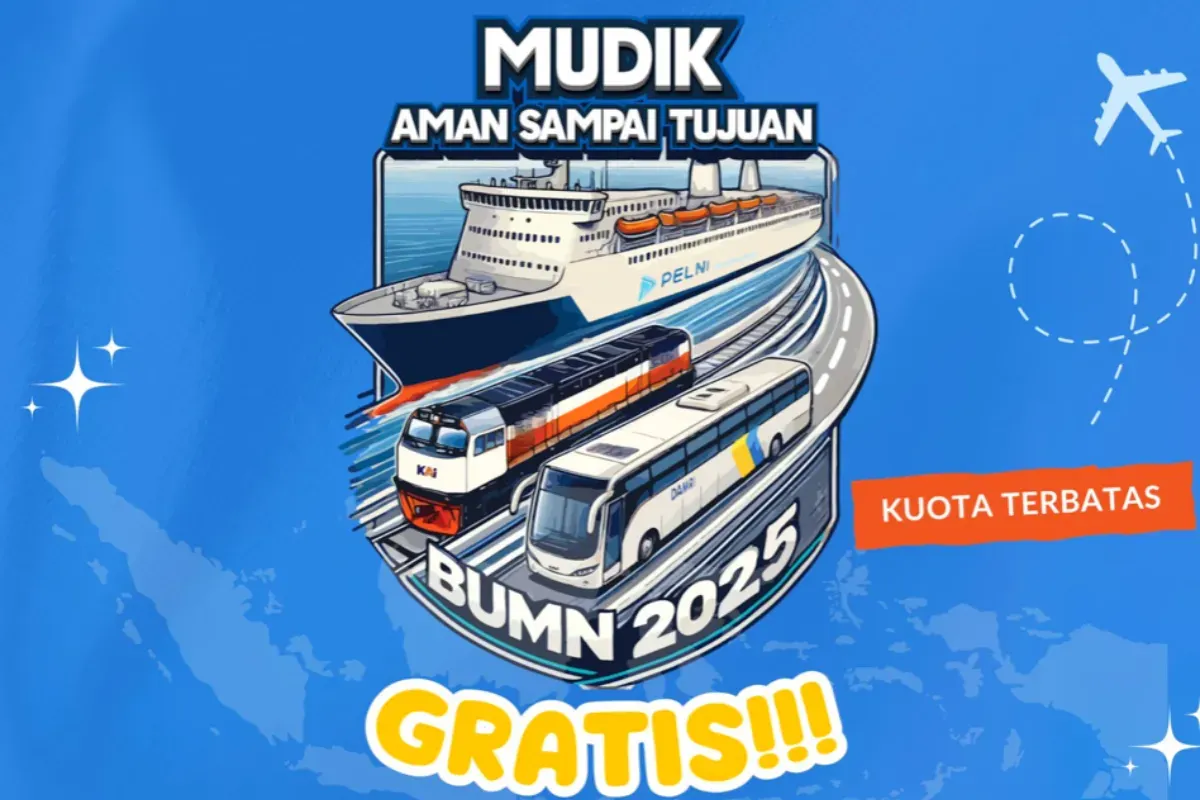 Ilustrasi program mudik gratis 2025 BUMN. (Sumber: X/@asabri_official)