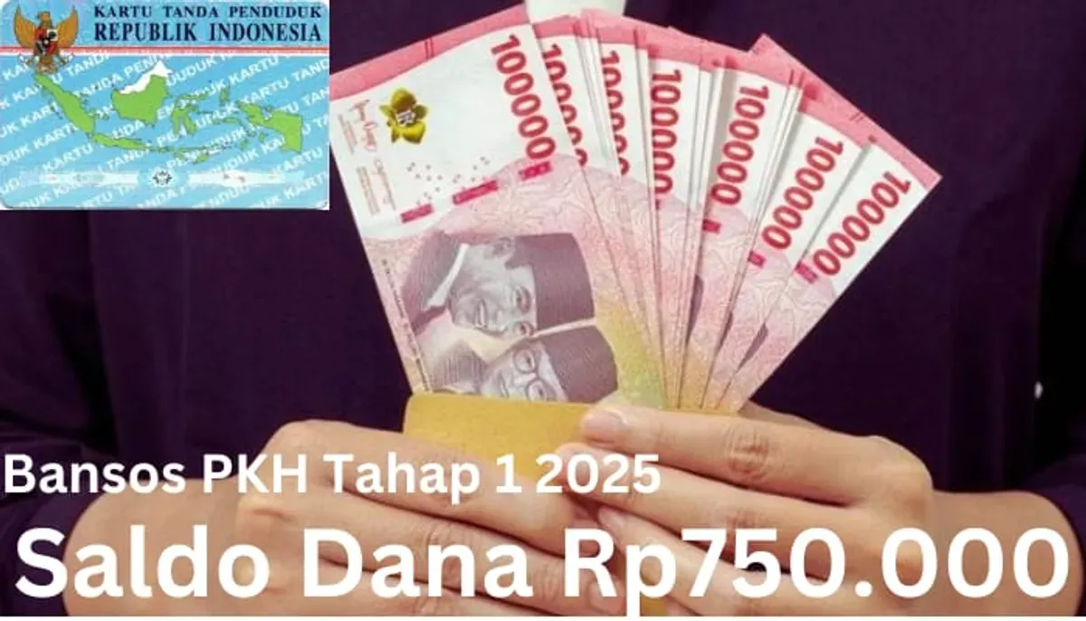 NIK e-KTP atas nama Anda dicatat oleh pemerintah berhak menerima saldo dana Rp750.000 dari subsidi bansos PKH tahap 1 2025 via Rekening Himbara. (Sumber: Poskota/Gabriel Omar Batistuta)