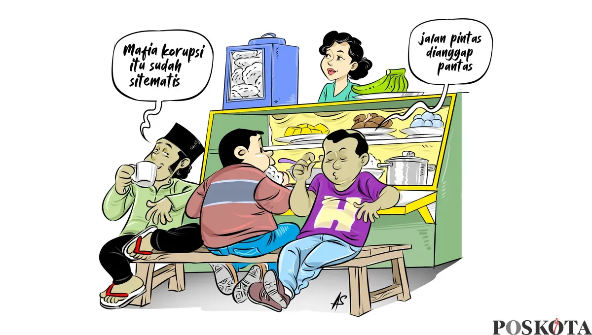 Obrolan Warteg: Setop Segala Mafia (Sumber: Poskota/Arif Setiadi)