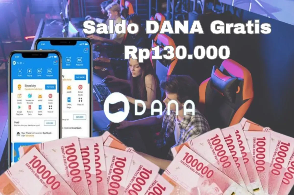 Rekomendasi aplikasi penghasil uang yang membayar saldo DANA Gratis Rp130.000 masuk dompet elektronik. (Sumber: Poskota/Syania Nurul Lita Baikuni)