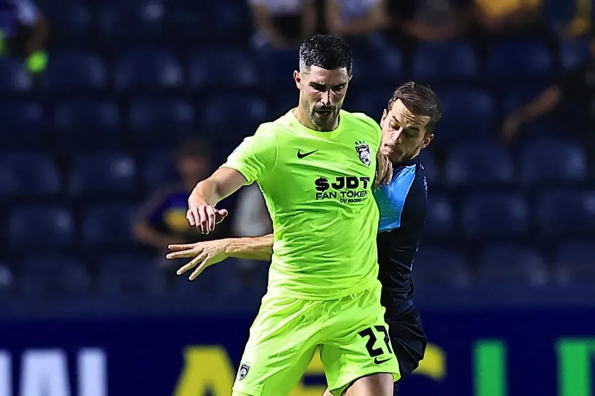 Pertandingan leg pertama 16 besar AFC Champions League Elite antara Buriram United vs JDT FC. (Sumber: Instagram @officialjohor)