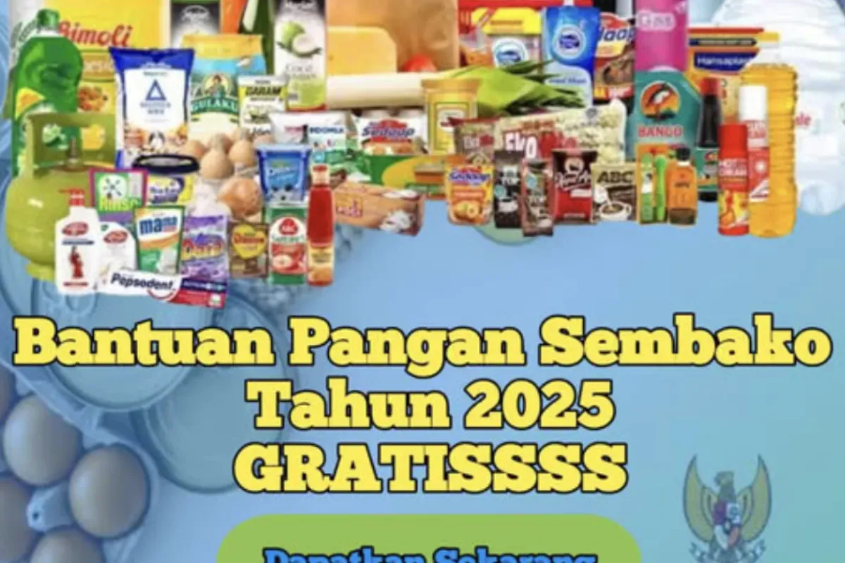 Manfaatkan bansos BPNT untuk memenuhi kebutuhan pangan keluarga di bulan Ramadan.(Sumber: Facebook/@info bansos 2025)