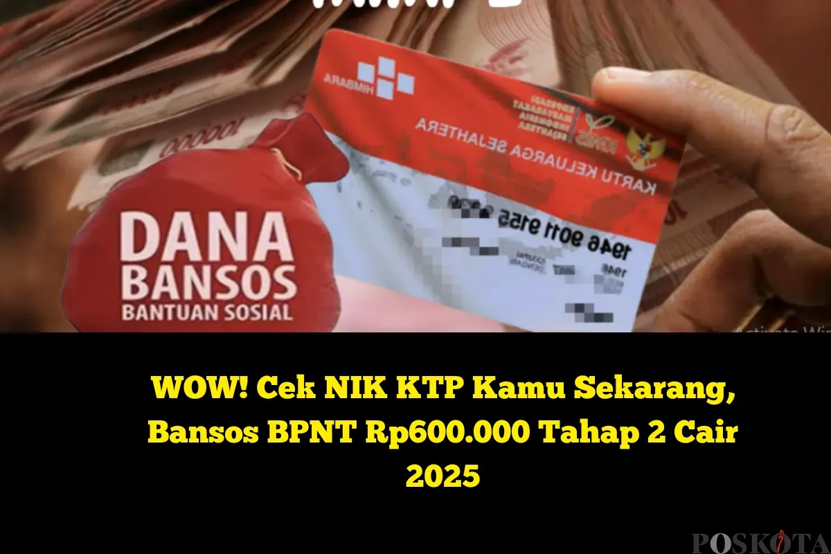 Bantuan Pangan Non-Tunai (BPNT) tahap 2 dengan nominal Rp600.000 akan dibagikan ke masyarakat segera. (Sumber: Poskota/Yusuf Sidiq)