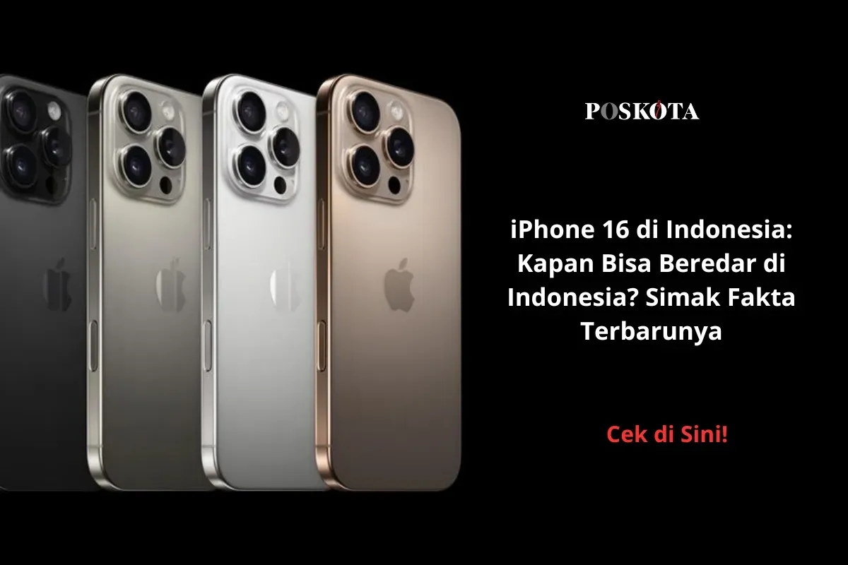 iPhone 16 rilis di Indonesia (Sumber: Poskota/Yusuf Sidiq)